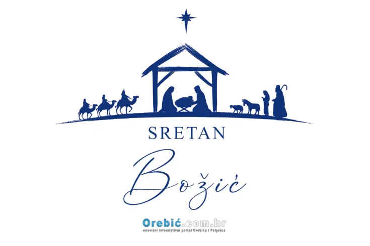 Sretan i blagoslovljen Božić želi vam Orebić.com.hr
