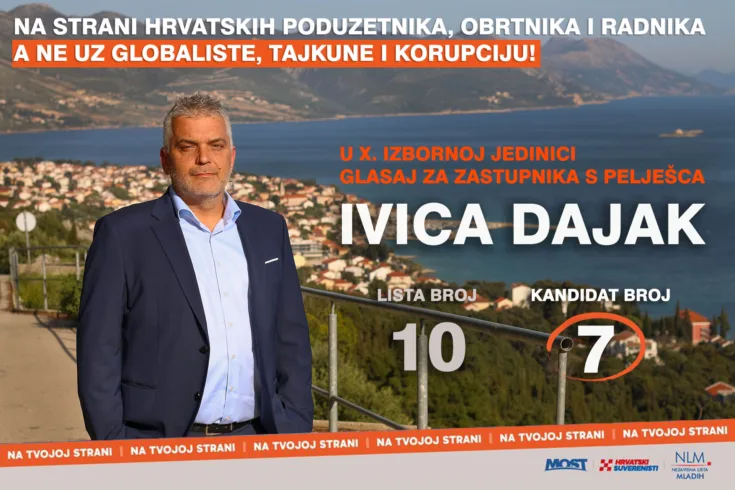 Ivica Dajak - kandidat Mosta za sabor u X. izbornoj jedinici